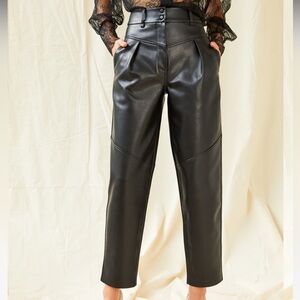 Le Fou Aritzia Feaux Leather Moonwalk Pant